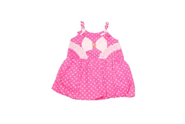 Dress Balon Bayi Polkadot/Dress Kutung Bayi/Terusan Bayi/Baju Bayi Perempuan