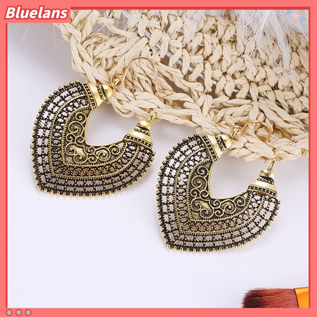 Bluelans Earrings Women Bohemian Alloy Women Bohemian Ear Pendant