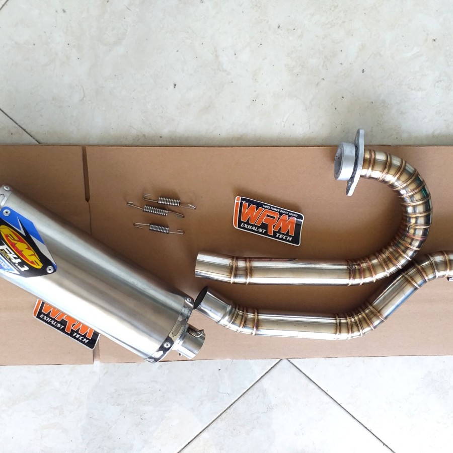 KNALPOT RACING SCORPIO TRAIL RANGKA STANDAR SCORPIO FMF F4