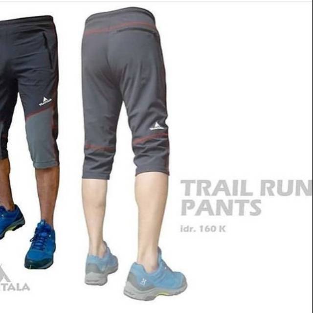  Celana  pendek yamitala trail run 3 4  lari  gunung hiking 