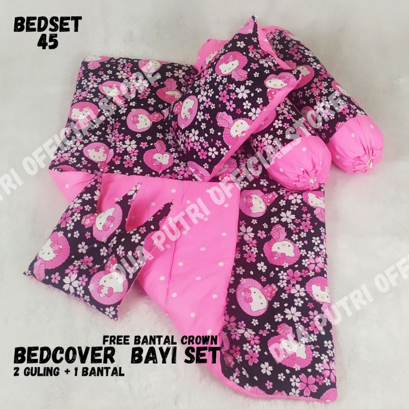 Bedcover bayi set lengkap / selimut bayi / kasur bayi set