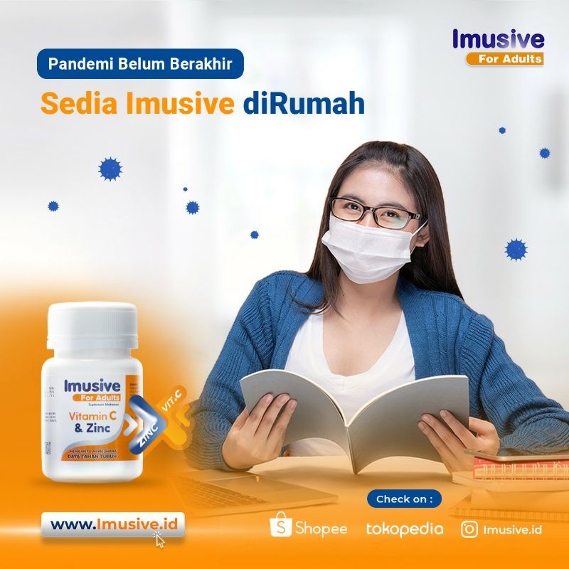 Paket Bundling/Imusive CZINC + Vitamin D3 1000IU/ Vitamin Daya Tahan Tubuh/ Vitamin D3 1000IU