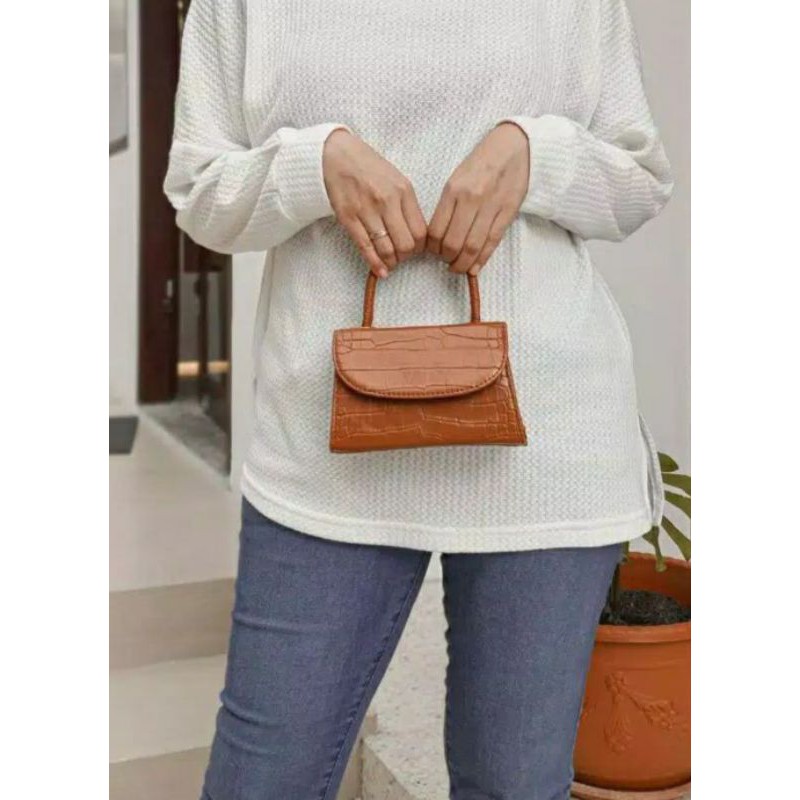 tas selempang/MIZU BAG Korean for women/tas selempang wanita/Tote bag-3