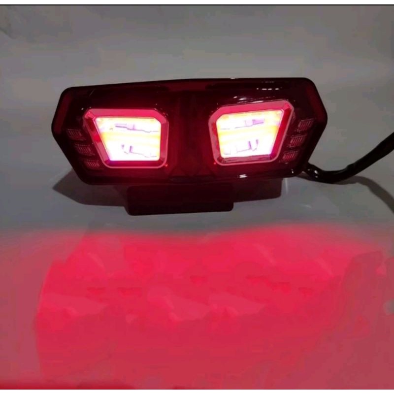 Lampu stop belakang model msx rx king led plus sien sen