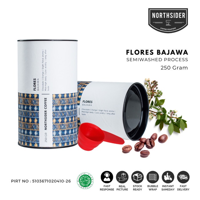 

ds011css Biji Kopi Arabika Flores Bajawa Washed - 250Gr Northsider Coffee - Biji Kopi Ds20X11
