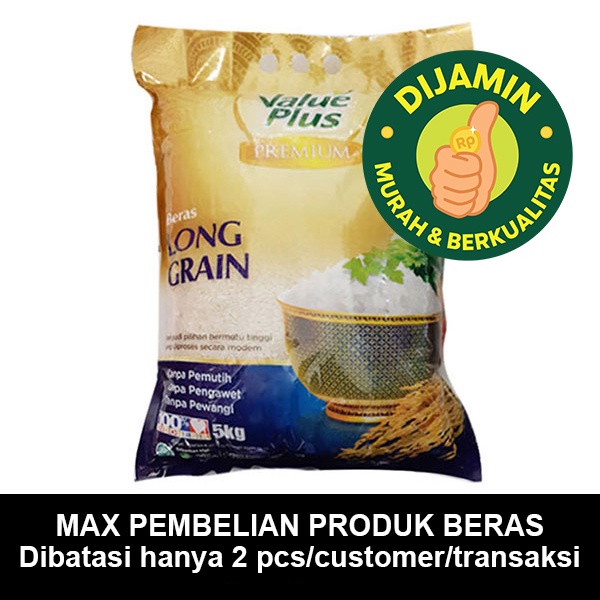 

Hpm VP Beras Premium Long Grain 5Kg Fs