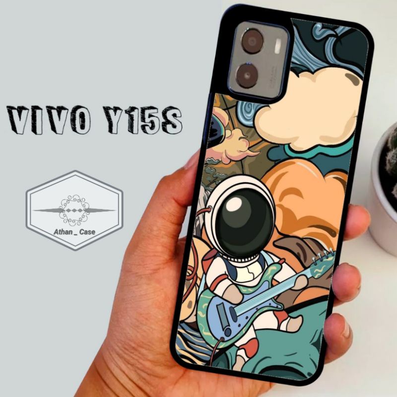 Athan Case Vivo Y15s Fashion Aesthetic NASA Animasi Astronot Unik Keren series | Ax case
