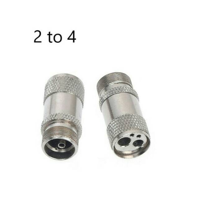 Konektor connector handpiece connector 4 ke 2 atau 2 ke 4 highspeed high speed hand piece ALICE DENTAL