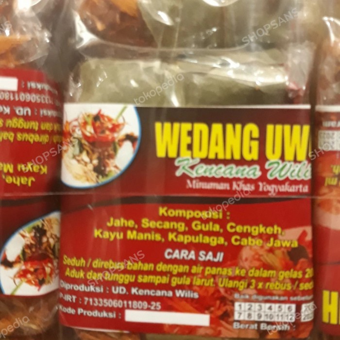 

Wedang Uwuh Kencana Wilis Isi 5