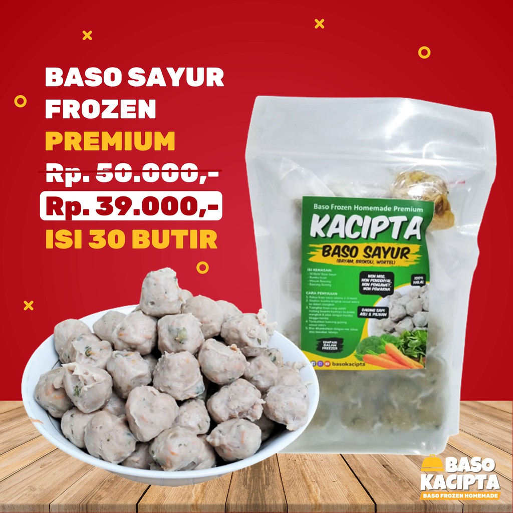

Baso Sayur Frozen Homemade Premium