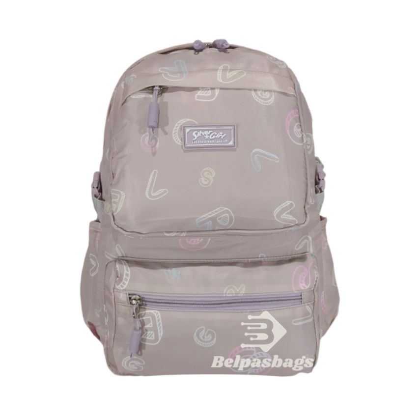 BLB- ransel silvergirl perempuan tas sekolah laptop 70519