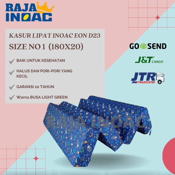 KASUR BUSA LIPAT INOAC EON D23 180X20 ORIGINAL INOAC GARANSI 10 TAHUN - RAJAINOAC