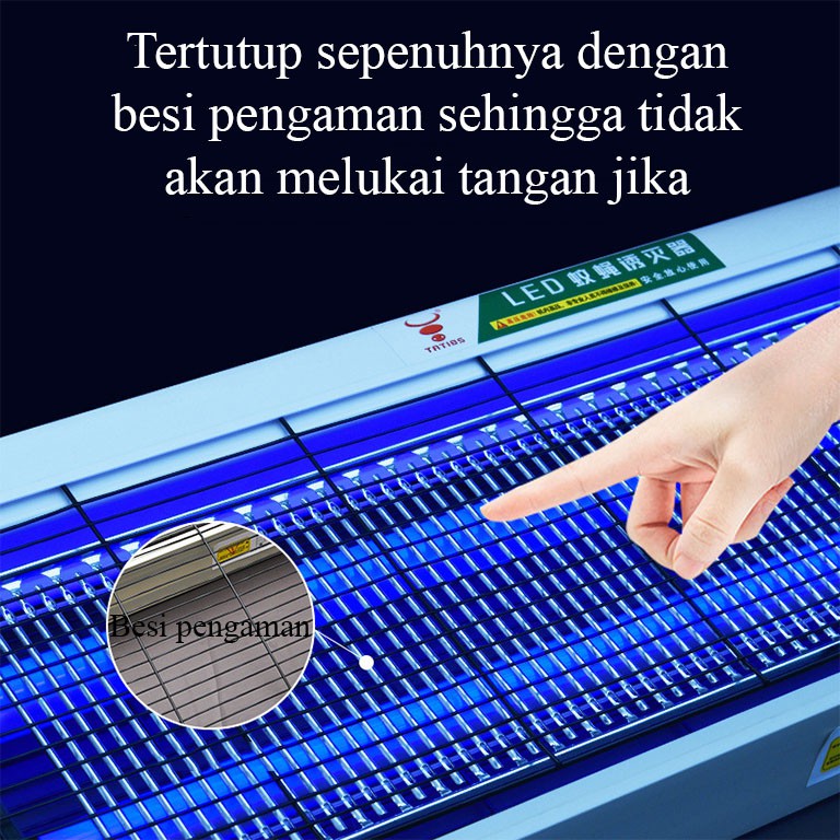 Lampu UV Anti Nyamuk Lalat Merk Tatibs Sinar UV Penangkap serangga