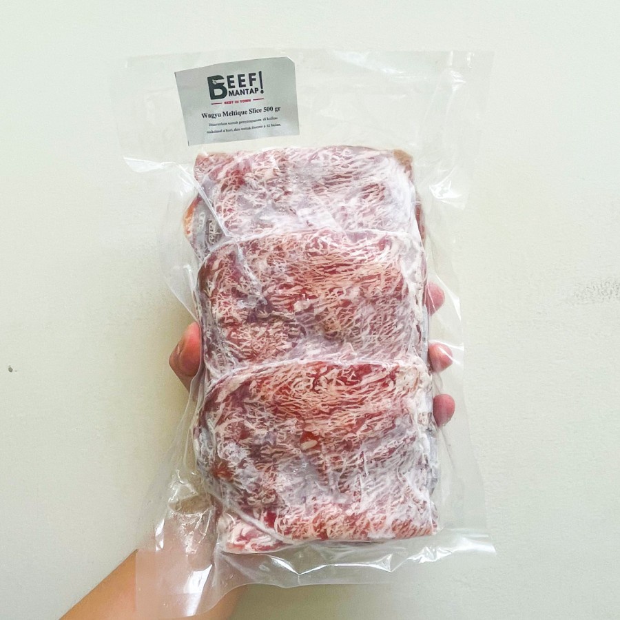 

Beef Slice Wagyu Meltique Slice 500 Gr (2mm)