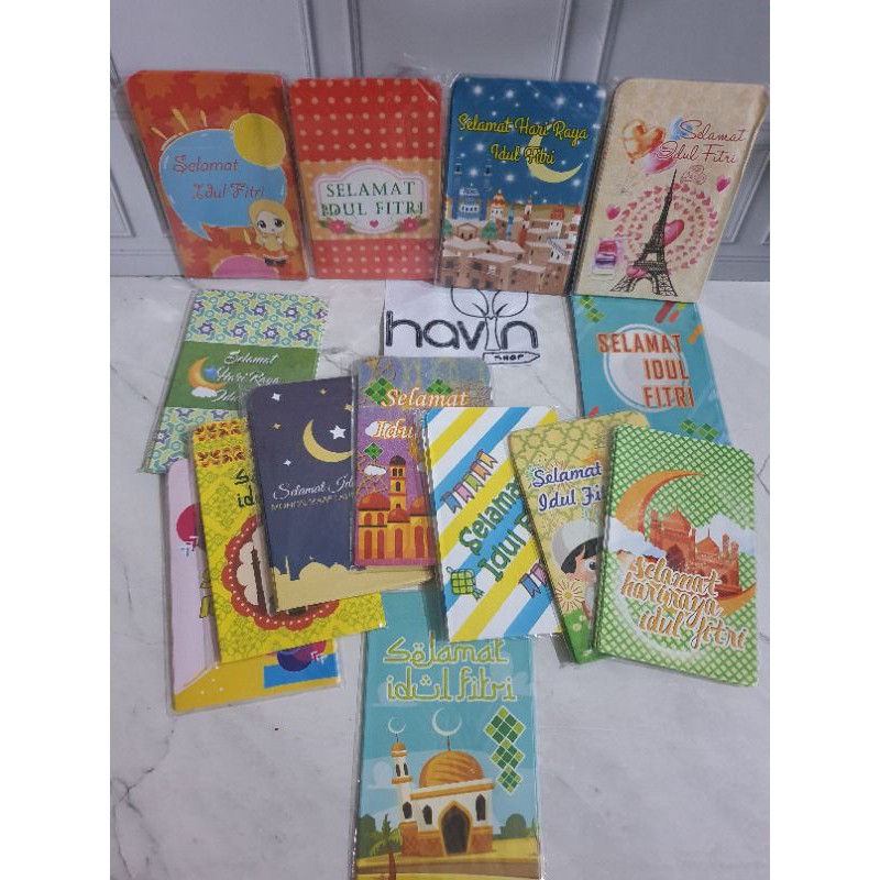 AMPLOP LEBARAN ukuran. M (7cm X 10cm)/ANGPAO IDUL FITRI uk. M-Idul Fitri