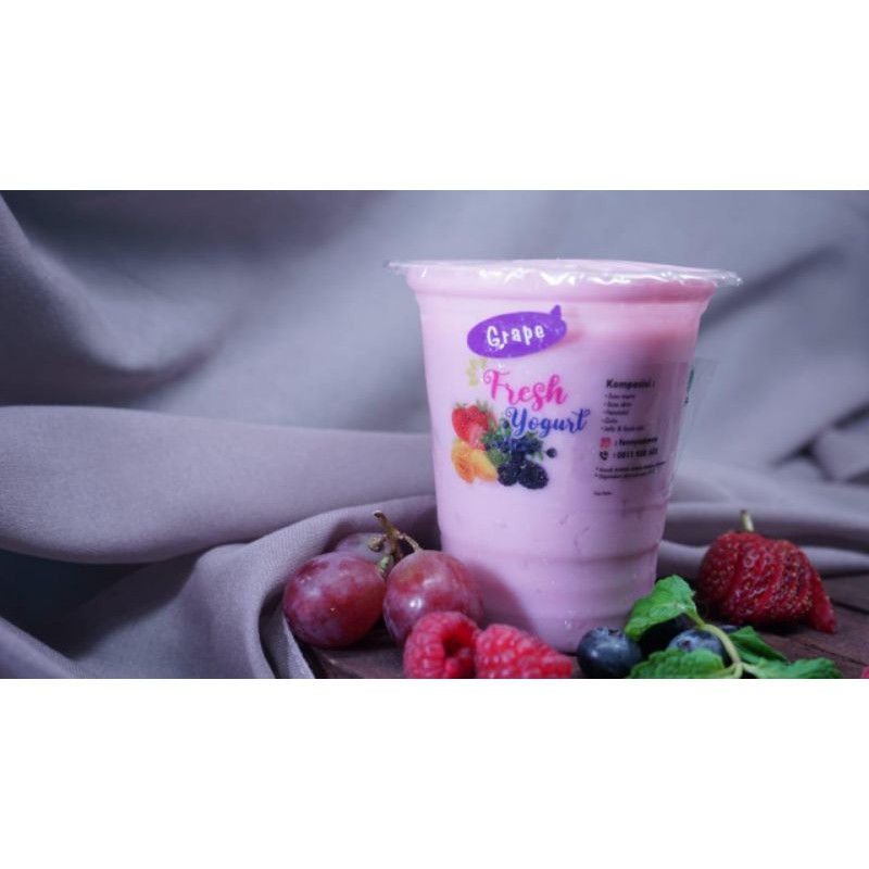 

Fresh Yogurt cup Grape