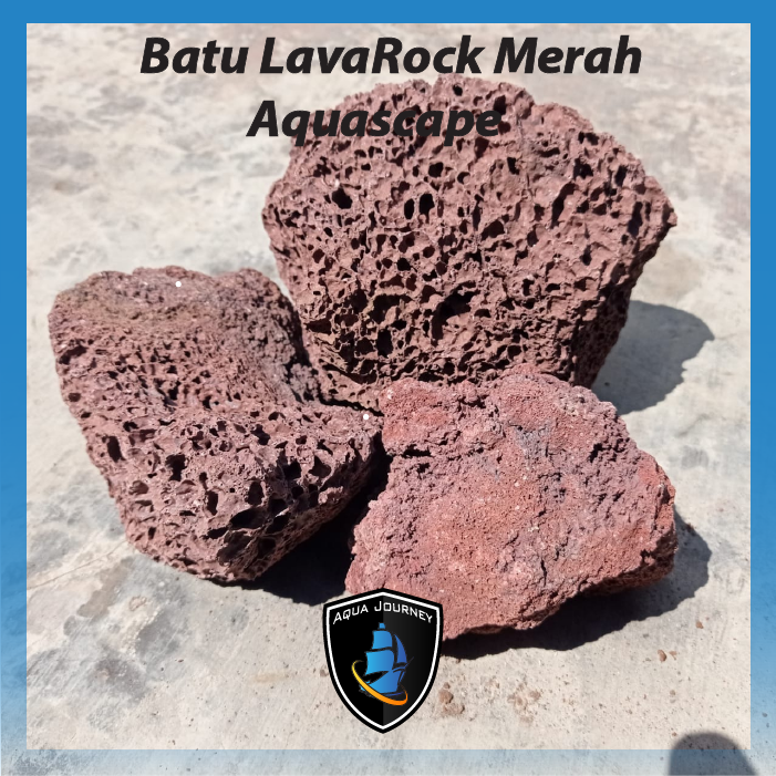 Batu Lava Rock Merah- Batu Hias Aquascape Larva Lavarock