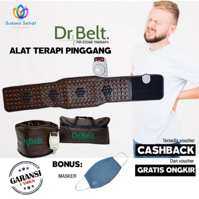 DR Belt Sabuk  Terapi Kesehatan  Pinggang Paha Betis 