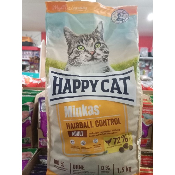 Happy Cat Minkas Hairball Control 1,5kg - HappyCat Minkas Hairball Control 1,5kg