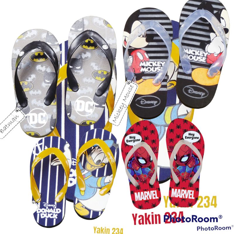 sandal karakter anak cewek cowok