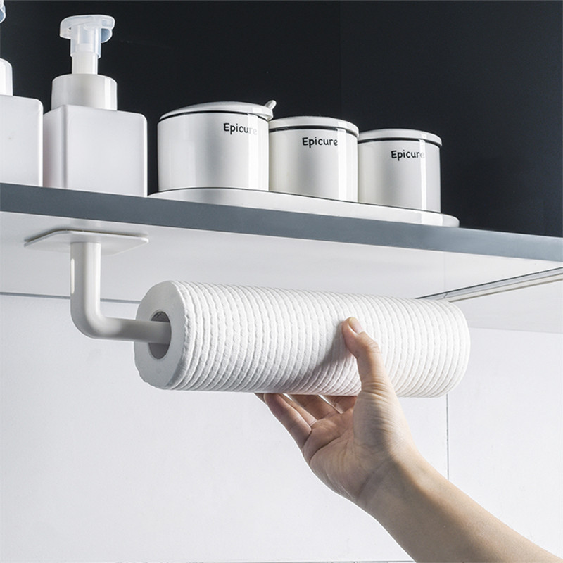 TOKOMUDA Kitchen Tissue Holder Gantungan Tissue Dapur Tisu Besar Holder Glass Multi-function LDS34