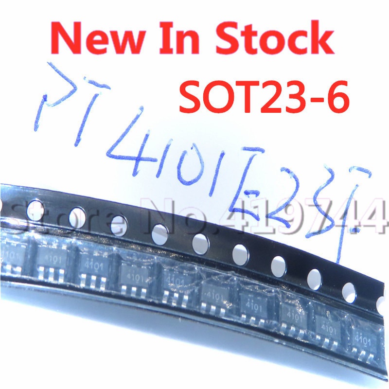 10pcs/lot Kualitas100% PT4101 4101 PT4101E23F SOT23-6 SMD LED driver boost chip Dalam Stok Baru Original