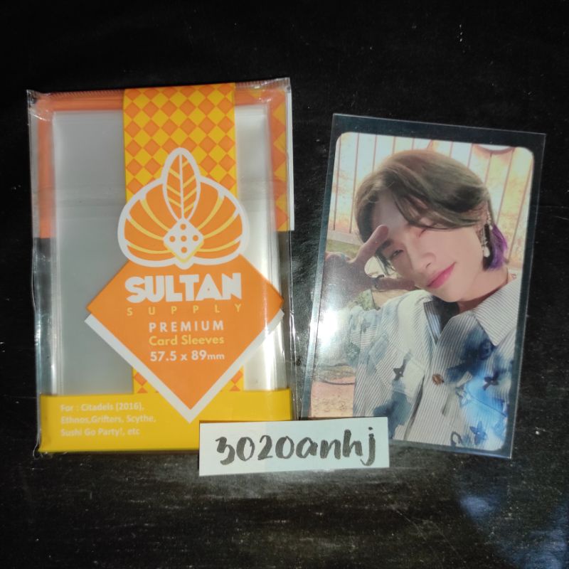 inner sleeve photo card sharing 6x10 6x12 seal sultan kpop topaz pelindung kartu photocard