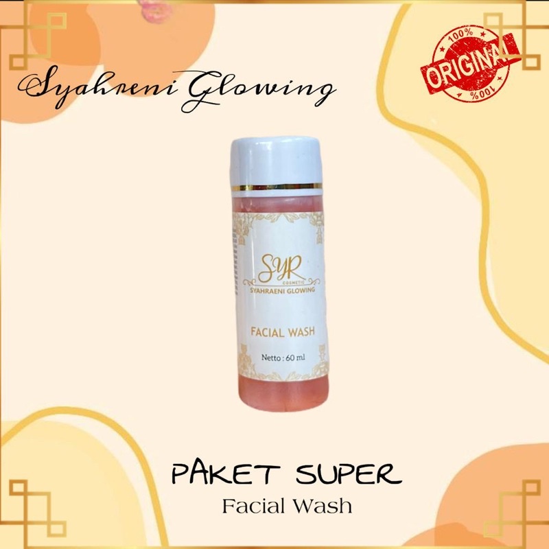 BISA (COD) ECER FACIAL WASH SUPER SYAHRENI