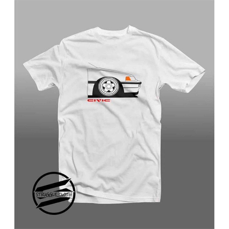 kaos - baju - t-shirt grand civic lx - KAOS DISTRO PRIA