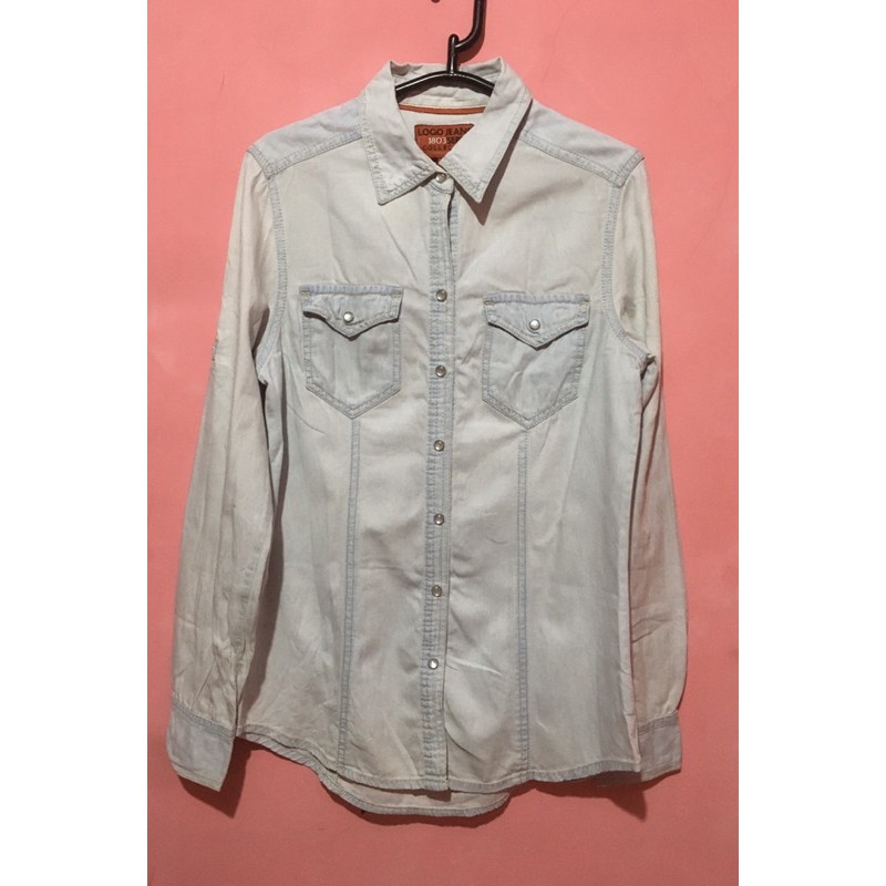 Logo Jeans Kemeja wanita merk Logo Jeans