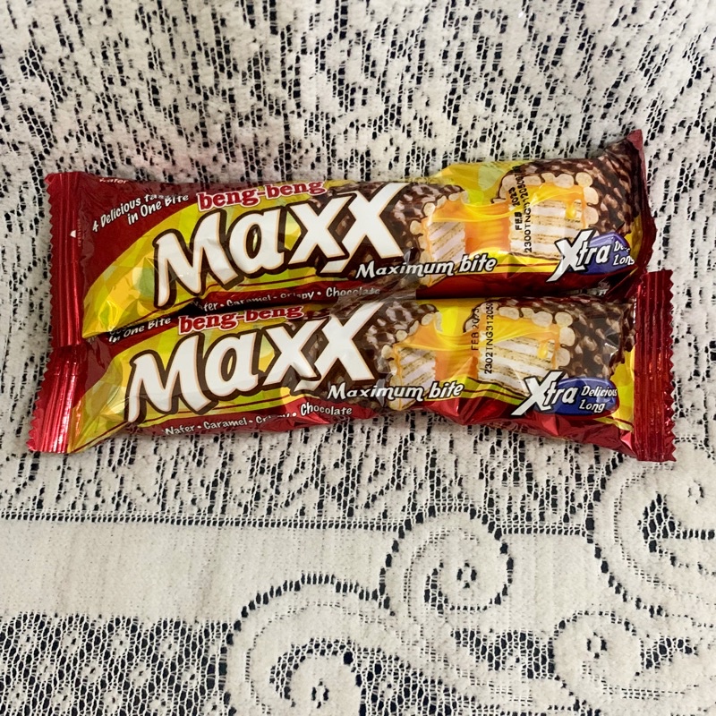 

Beng Beng Maxx Maximum Bite Chocolate and caramel wafer / Bengbeng / Beng Beng / Beng2 / Maxx / Maximum / Bite / Chocolate / and / caramel / wafer / cokelat / coklat