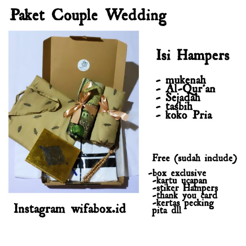 

HAMPERS WEDDING