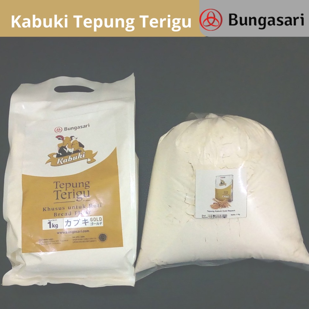 

[MAREM] KABUKI GOLD TEPUNG TERIGU KHUSUS ROTI TINGGI PROTEIN 1KG