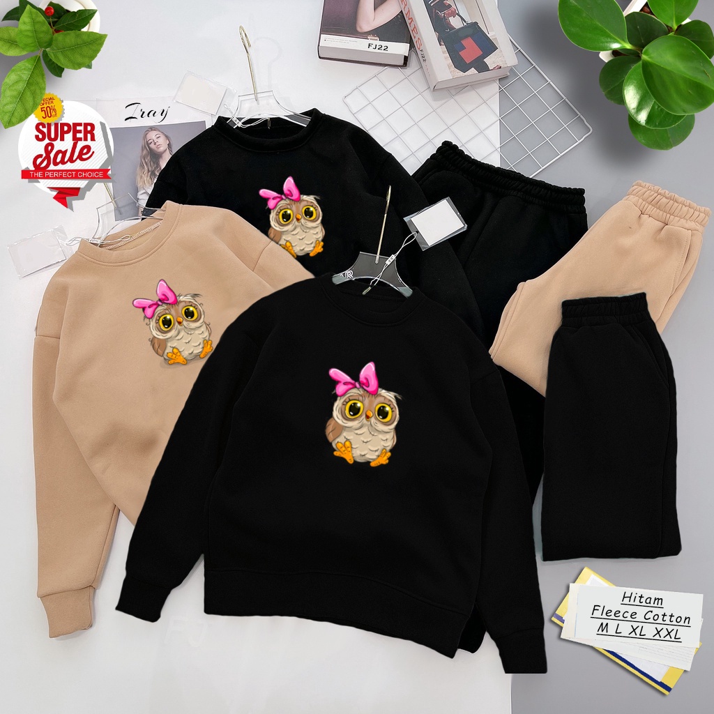 🅳🅵 Sweater Owl Cute | Sweter Pria &amp; Wanita | Dhea Fashion