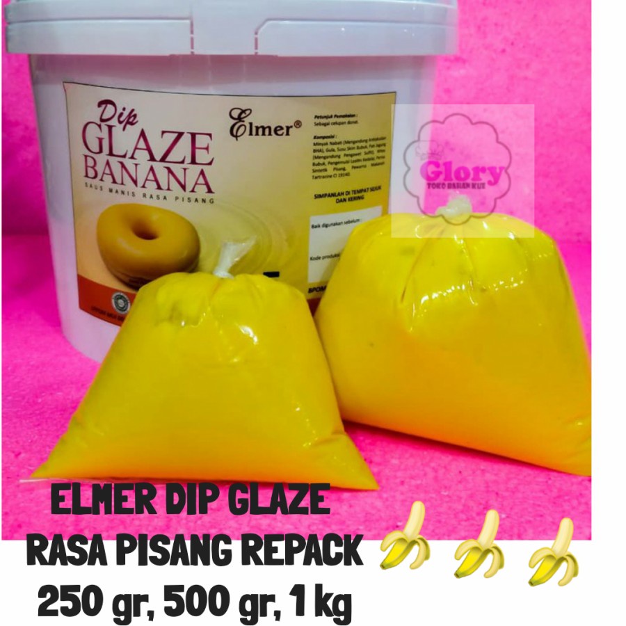 

elmer dip glaze banana repack 250gr