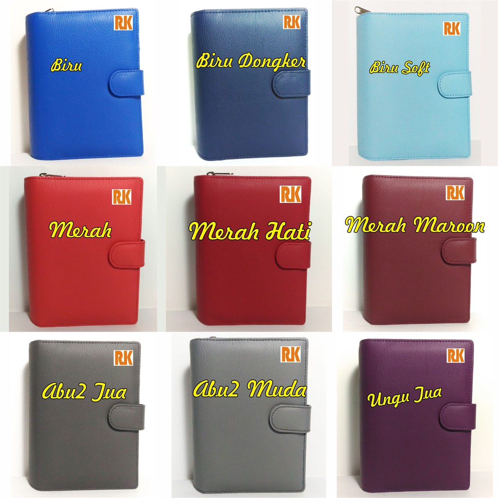 Binder POLOS HPO KULIT 6 Ring memo / Orji / Orgy.