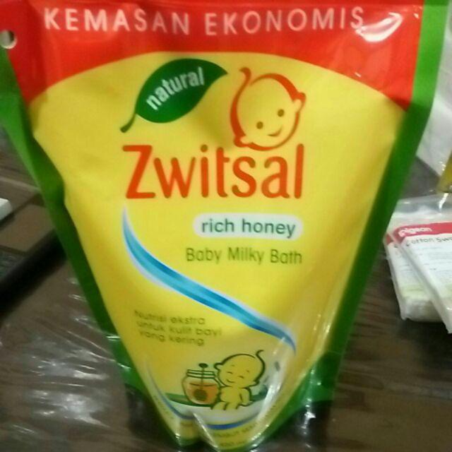 (TERMURAH) Zwitsal Natural Baby Bath Milk & Honey Pouch