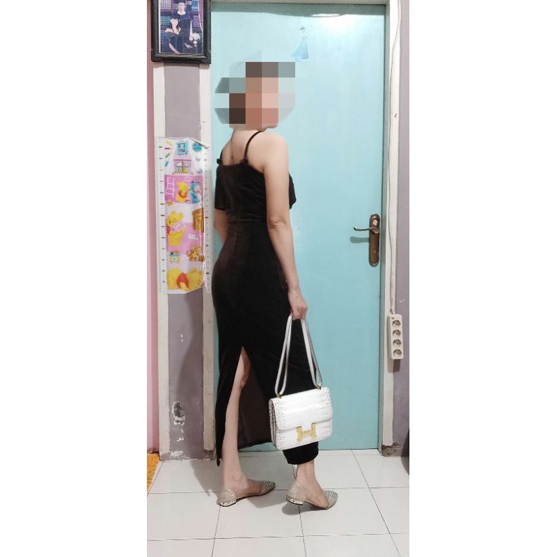 Dress pesta Beludru second