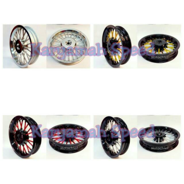 Velg POWER Vario - Beat - Scoopy - Spacy Type Andong Metalic