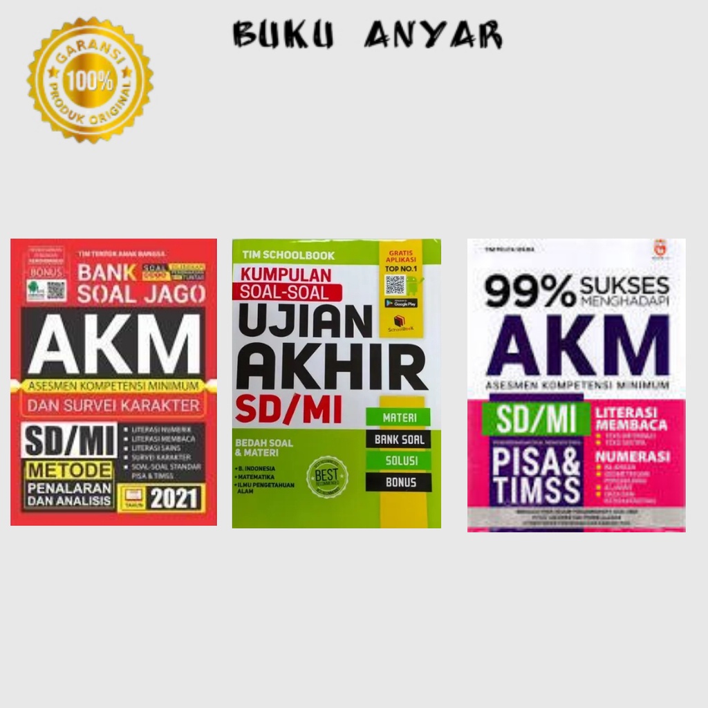 BUKU AKM SD/MI DAN UJIAN AKHIR SD/MI