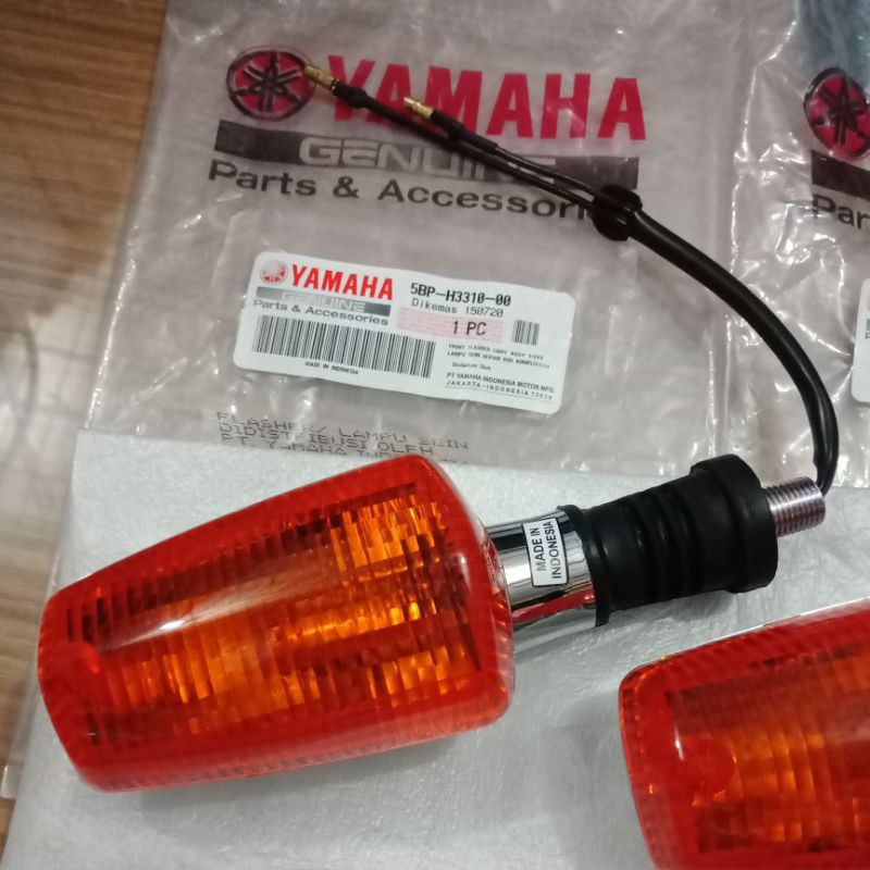 LAMPU SEN SEIN DEPAN BELAKANG KANAN KIRI ASSY RXK RXKING RX K KING SET ORI ORIGINAL ASLI YAMAHA YGP-KIRI DEPAN