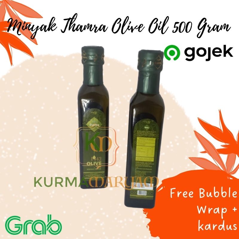 [ KM ] Terbaru THAMRA Olive Oil Evoo TOP QUALITY 500 ml | Minyak Zaitun Asli TURKI | Toko Kurma Mary
