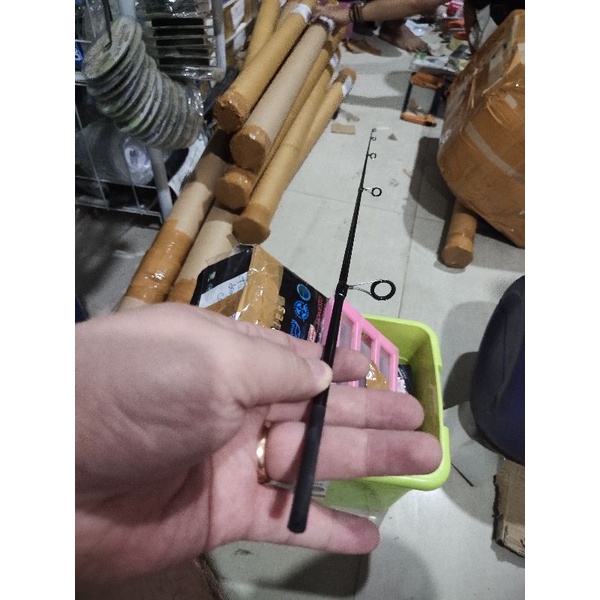 ujung joran shimano bass rise 165 cm hanya ujung saja laki