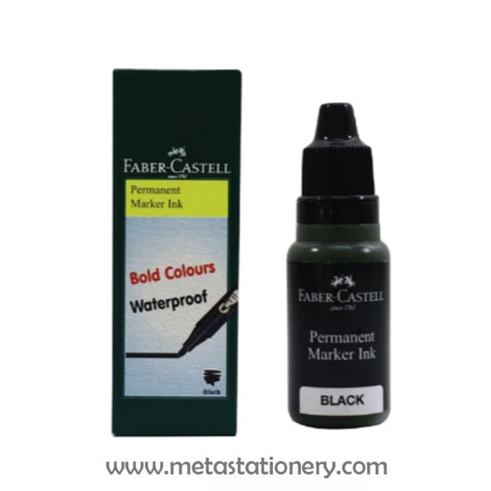 

Nikmati Tinta Spidol / Refill Ink Marker Permanent Faber Castell 15Ml Limited