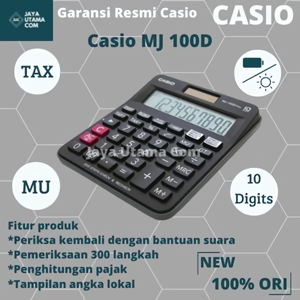 Kalkulator Casio MJ 100D Plus CHECK CORRECT