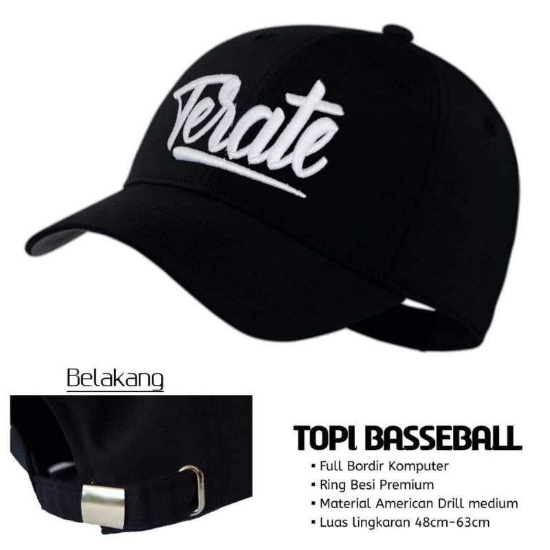 TOPI BASSEBALL TERATE MURAH - TOPI BASEBALL PSHT - TOPI BASEBALL PRIA