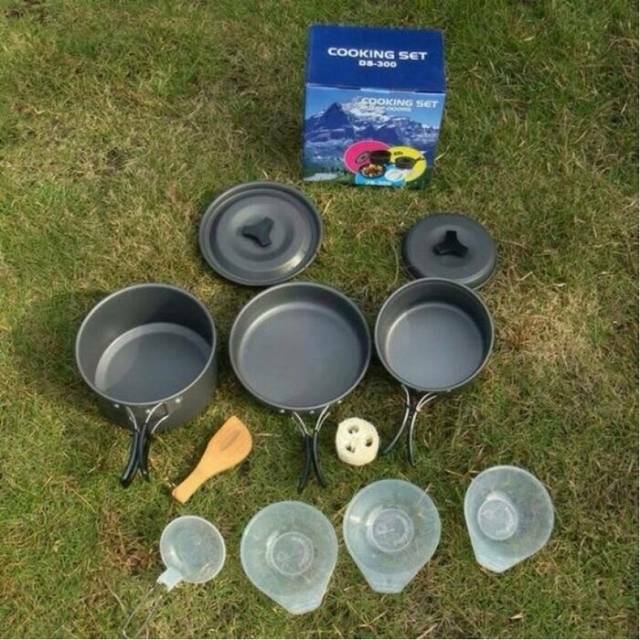 Cooking Set Ds 300/ Alat Masak Camping Ds 300/ Nesting Ds 300