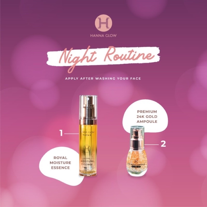 Hanna Glow Serum 24K Gold Ampoule 100ml / Royal Moisture Essence / Baby Glow / Illuminating BB Cream