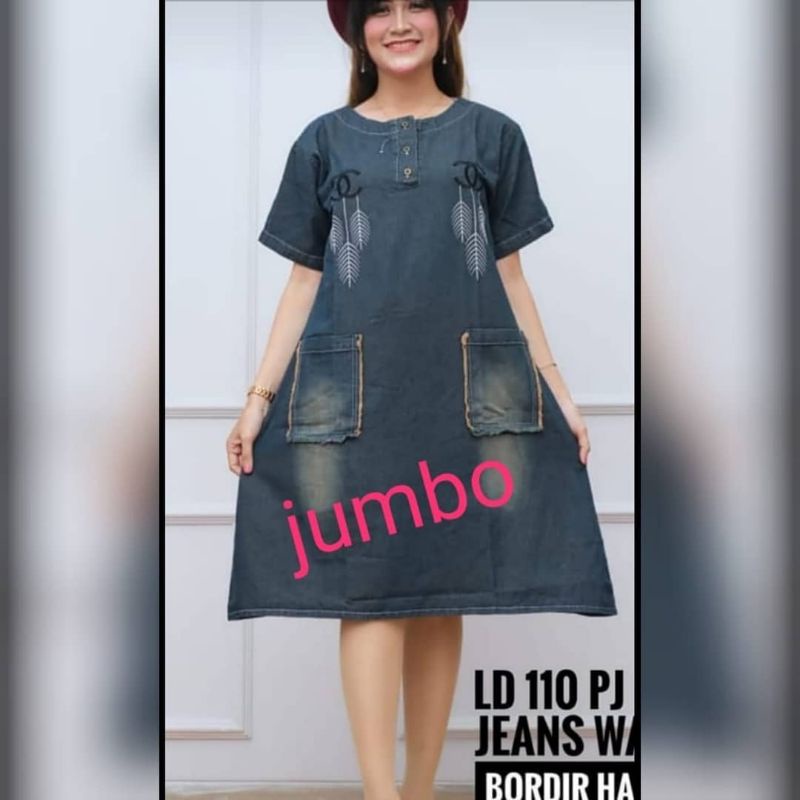 (NABILASHOPKUDUS) DASTER JEANS JUMBO/DRESS JEANS JUMBO