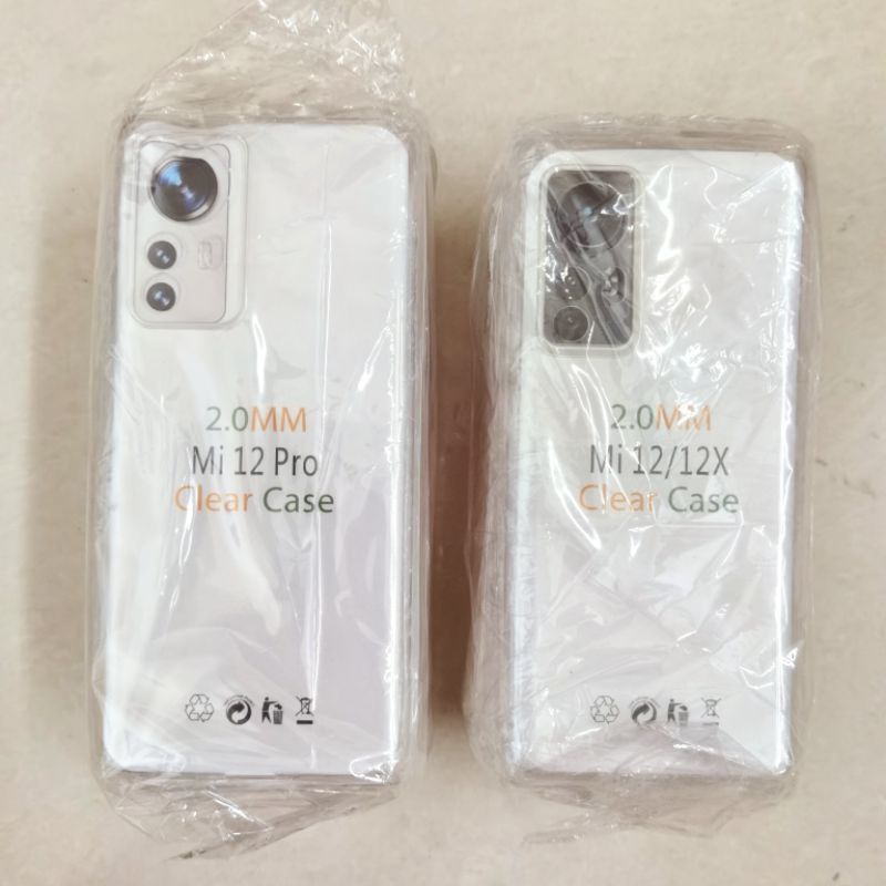 Case Xiaomi Mi 12 / 12 Pro 5G Silikon Casing Soft Clear Bening Jelly